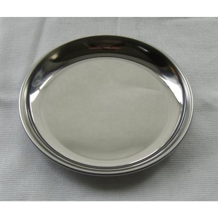 0062 ステンレス丸小皿１４ｃｍＸ１０枚　ＩＢ－１４
