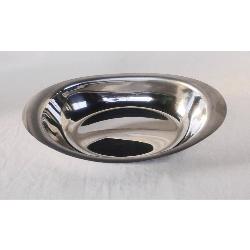 0074 ステンレス18-8製カレー皿(小)(約275X33mm)